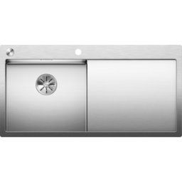 Blanco Claron 5 s-if évier 521626 100x51cm, Inox , gauche, télécommande de vidange PushControl
