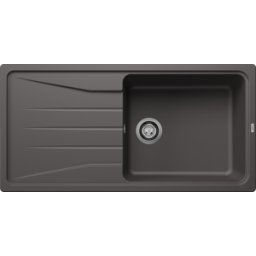 Blanco Sona XL 6 S évier 519690 100x50cm, PuraDur gris roche, réversible, sans télécommande de vidange