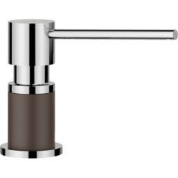 Distributeur de liquide vaisselle Blanco 525815 300 ml, SILGRANIT look café/ chromé
