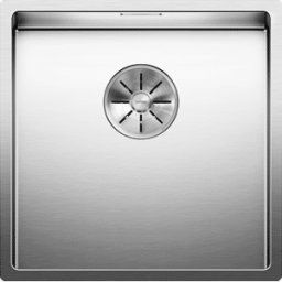 Blanco Claron évier 521572 400-IF, 44 x 44 cm, Inox soie, sans télécommande de vidange