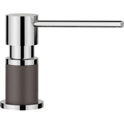 Distributeur de liquide vaisselle Blanco 525817 300 ml, SILGRANIT aspect gris roche/ chromé