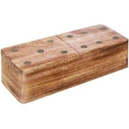 3S. x Home Jeu domino en manguier 16x6,5x5cm unisex