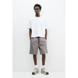 Pull&Bear Bermuda Jogger Interlock Gris anthracite L male