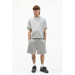 Pull&Bear Bermuda Survêtement Interlock Gris vigoré L male