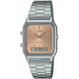 Montre Casio AQ-230A-4AMQYES, Quartz, 30mm, 3ATM Argenté