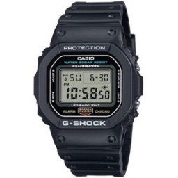 Montre Casio DW-5600UE-1ER, Quartz, 43mm, 20ATM Noir