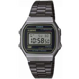 Montre Casio A168WEHB-1AEF, Quartz, 36mm, 3ATM Noir