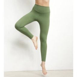 DIM Legging de sport femme en microfibre sculptante Kaki Dim Move Vert XS