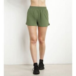 DIM Short de sport femme en viscose Kaki Dim Move Vert L