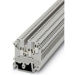 Bloc de jonction à 1 étage à connexion double dun côté Phoenix Contact UK 3-TWIN 3002225 gris 50 pc(s)
