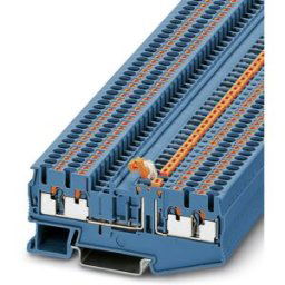 Bloc de jonction à couteau de sectionnement Contenu: 50 pc(s) Phoenix Contact PT 2,5-QUATTRO-MT BU 3211676