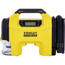 Stanley SXVI02001 Compresseur sans fil 10 bar adaptateur 12V pour un fonctionnement filaire, écran numérique