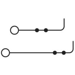 Phoenix Contact 3211260 Bloc de jonction à 2 étages 5.2 mm ressort de traction gris 50 pc(s)