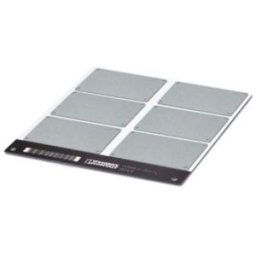 Phoenix Contact 0831618 LS-EMSP-AL (75,6X54) Marquage pour appareils Type de montage: à visser, à riveter aluminium Nombre de marqueurs: 30 5 pc(s)