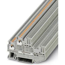 Bloc de jonction à deux étages - PTTB 1,5/S/2P Phoenix Contact PTTB 1,5/S/2P 3212439 gris 50 pc(s)