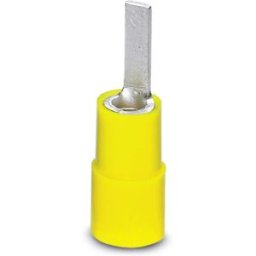 Cosse à embout Phoenix Contact 3240533 modèle plat 6 mm² partiellement isolé jaune 50 pc(s)