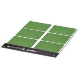 Phoenix Contact 0831650 LS-EMSP-AL (75,6X54) GN Marquage pour appareils Type de montage: à visser, à riveter vert Nombre de marqueurs: 30 5 pc(s)