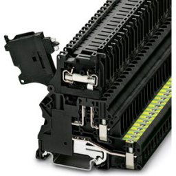 Bloc de jonction porte-fusible à levier Contenu: 50 pc(s) Phoenix Contact UT 4-PE/HESI LED 24 (5X20) 3070053