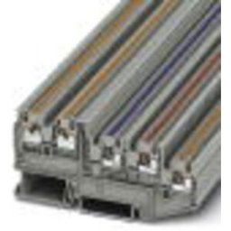 Phoenix Contact 3244452 Bloc de jonction pour capteurs / actionneurs 3.5 mm Raccordement à ressort Push-Lock gris 50 pc(s)