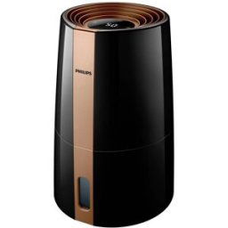 Philips 3000er Serie HU3918/10 Humidificateur 1 pc(s) noir, cuivre
