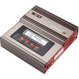 Reely V-Charge 50 Chargeur multifonction de modélisme 12 V, 230 V 7 A Li-ion, LiFePO, Li-polymère, NiCd, NiMH, plomb