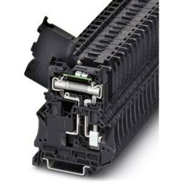 Bloc de jonction porte-fusible à levier Contenu: 50 pc(s) Phoenix Contact UT 6-HESILED 24 (6,3X32) 3046414