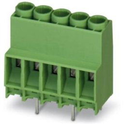 Bornier à vis Phoenix Contact MKDS 5N HV/ 2-ZB-6,35 1777545 4.00 mm² Nombre de pôles 2 vert 50 pc(s)