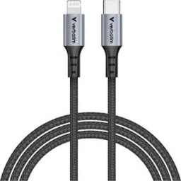 Verbatim de téléphone portable Cordon [1x USB-C® - 1x Lightning] 1.2 m USB-C®, Lightning
