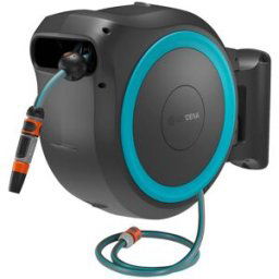 GARDENA PowerRoll XXL Dévidoir automatique 40m, sans batterie, turquoise,18645-55