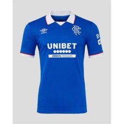 Umbro Rangers Home Football Shirt 2025 2026 Adults Bleu Lapis 4XL Male