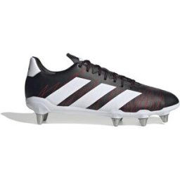Adidas Kakari Adults Soft Ground Rugby Boots Noir/Blanc/Carbone 7.5 (41.3) Male