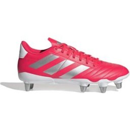Adidas Kakari Adults Soft Ground Rugby Boots LucidRed /Sil 10.5(45.3) Male