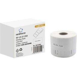 Renkforce Rouleau détiquettes compatible remplace DYMO DYMO 11354, S0722540 57 x 32 mm papier blanc 1000 pc(s) fixation permanente Etiquette universelles