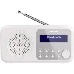 Sharp DR-P420 Radio de table DAB+, DAB, FM Bluetooth, USB blanc