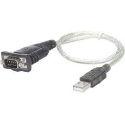 Manhattan USB, série Câble adaptateur [1x USB 1.1 type A mâle - 1x SUB-D mâle 9 pôles] 151856 45.00 cm contacts dorés