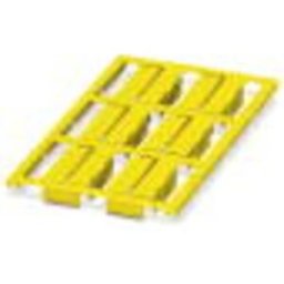 Phoenix Contact 0825400 UC-WMC 5,6 (30X8) YE Marqueur de câble Type de montage: à clipser Surface de marquage: 30 x 8 mm jaune Nombre de marqueurs: 6 5 pc(s)