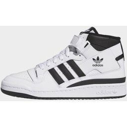 JD Sports adidas Chaussure Forum Mid - Cloud White / Core Black / Cloud White, Cloud White / Core Black / Cloud White
