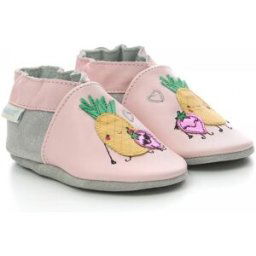 Robeez Chausson Bebe pour Fille en cuir rose avec motif fruit 25/26 unisex