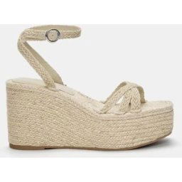 Pull&Bear Sandales Compensées En Jute Naturel 41 female