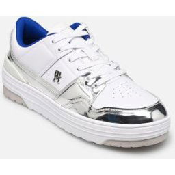 TH LO BASKET SILVER par Tommy Hilfiger Argent 40 Femme