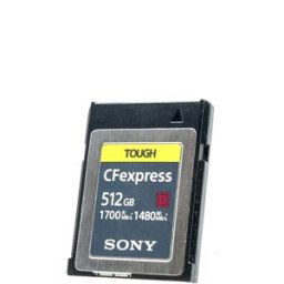 Occasion Sony 512GB 1700MB/s Tough Type B CFexpress Carte
