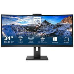 Philips p line 346p1crh/00 led display 86,4 cm (34") 3440 x 1440 pixels ultrawide quad hd noir