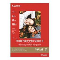 Canon papier photo glacé extra ii pp-201 8,8 × 8,8 cm - 20 feuilles