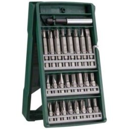 Bosch Accessories Promoline 2607019676 Jeu dembouts 25 pièces vis à fente, cruciforme Phillips, vis Pozidriv, 6 pans intérieurs, 6 pans intérieurs (TX)