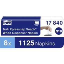 TORK Xpressnap Snack® Serviettes en papier 17840 8 pc(s)
