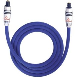 Toslink audio Câble de raccordement [1x Toslink mâle (ODT) - 1x Toslink mâle (ODT)] 2.00 m bleu Oehlbach XXL® Series 80