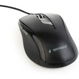 Gembird MUS-6B-01 Souris USB optique noir 6 Boutons 400 dpi, 800 dpi, 1200 dpi, 1600 dpi