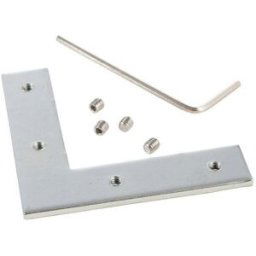 Deko Light 987027 Nutenstein / Eckverbinder 90° Connecteur dangle métal (l x H) 12 mm x 2 mm 1 pc(s)