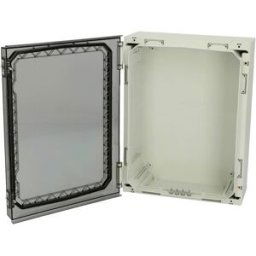 Fibox NEO PC 423215 T 4811002 Boîtier mural 420 x 320 x 150 Polycarbonate résiste à la corrosion gris clair (RAL 7035) 1 pc(s)