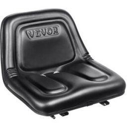 VEVOR Siège de Chariot Élévateur à Fourche Universel Siège de Tracteur avec Micro-interrupteur Trous de Drainage Fente Étendue 160-340 mm Siège Confortable pour Chargeur Excavateur Tondeuse à Gazon
